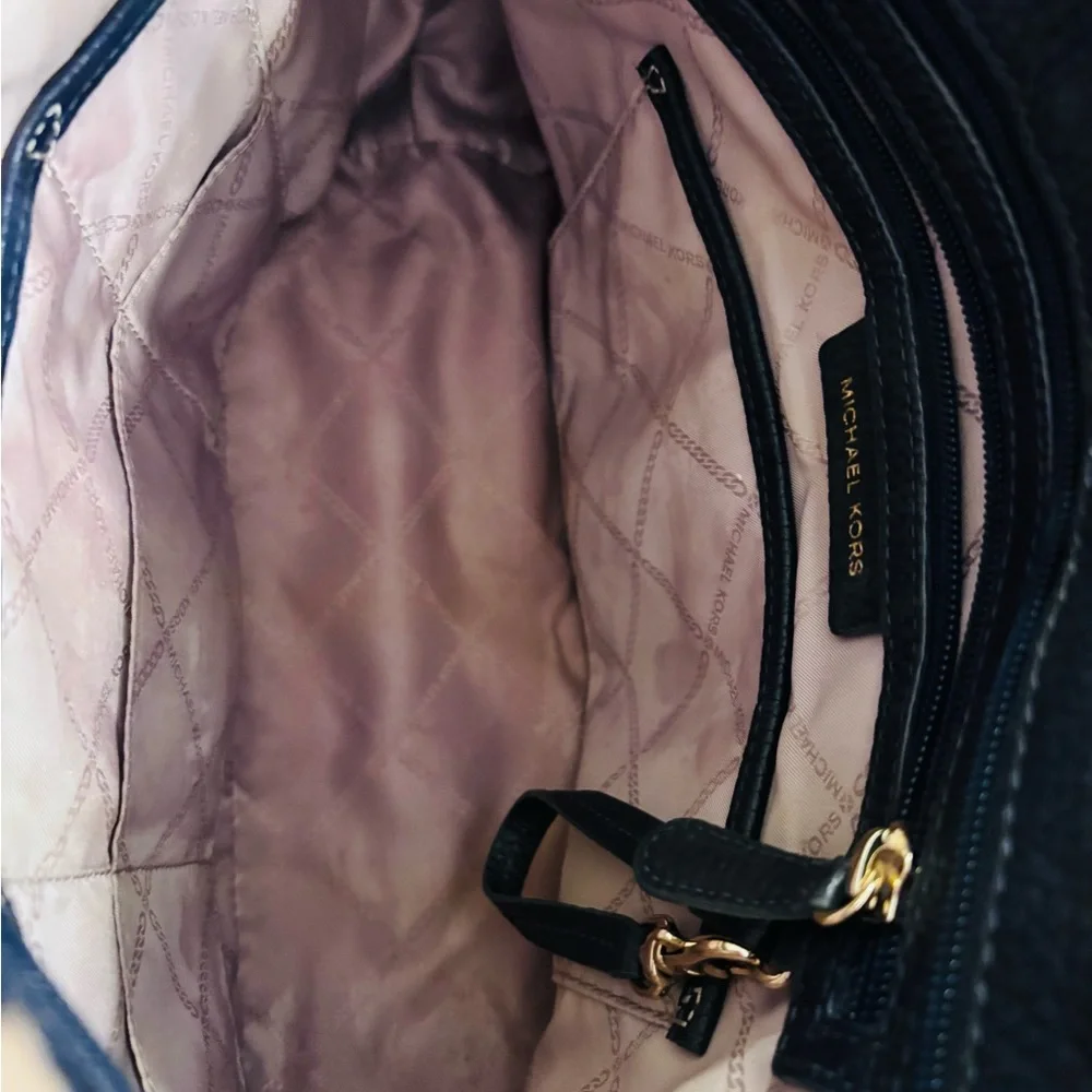 Michael Kors Navy and tan tote bag - Picture 5 of 6